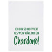 Geschirrtuch mit Spruch 