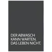 Geschirrtuch mit Spruch 