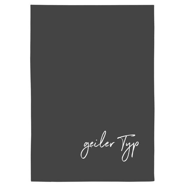 Geschirrtuch mit Spruch "geiler Tyo" 100% Baumwolle, 70x50 cm von 17;30 Hamburg