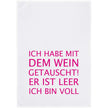 Geschirrtuch mit Spruch 