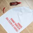 Geschirrtuch mit Spruch 