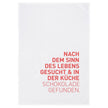 Geschirrtuch mit Spruch 