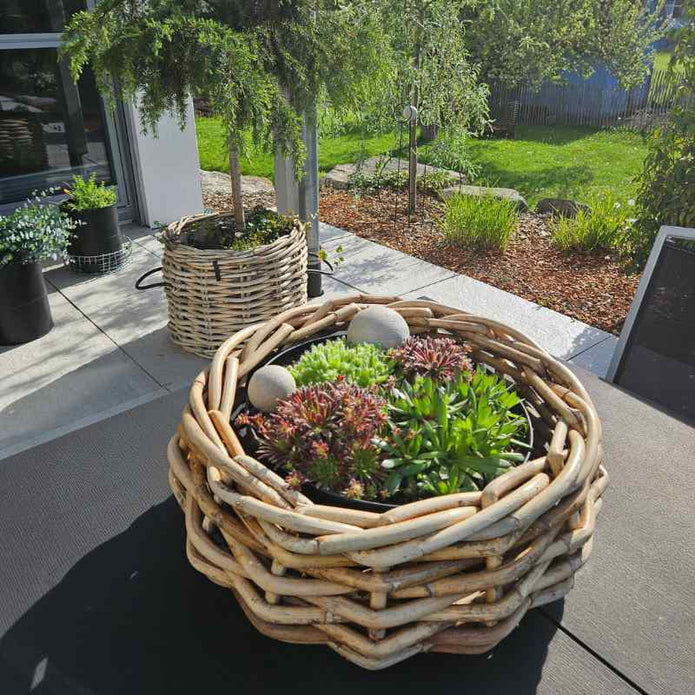 Rattan Schale Maxi von A2 Living für Indoor und Outdoor