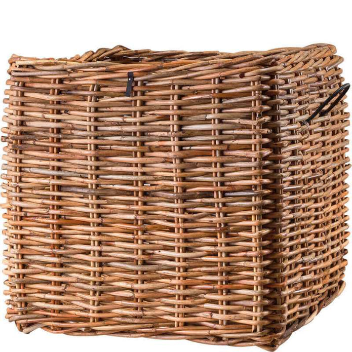 Großer Rattankorb quadratisch in den Maßen 107x107 cm und der Höhe 100 cm von A2 Living Magnum Low