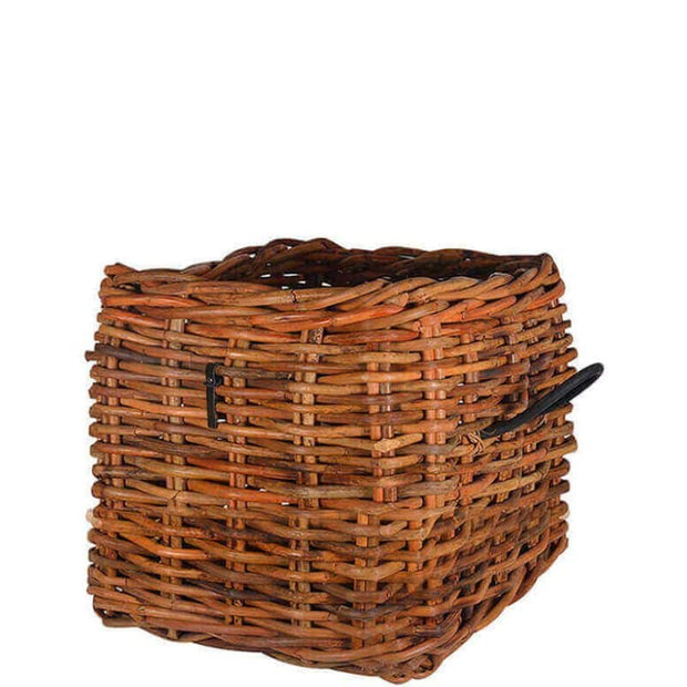 Großer Rattankorb quadratisch in den Maßen 59x59 cm und der Höhe 50cm von A2 Living Mega Low