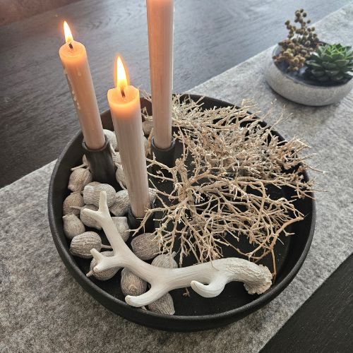 Bellgum Glockenfruechte white-washed Optik 20 Stueck, besonders geeignet für  stilvolle Herbst- und Winterdekoration