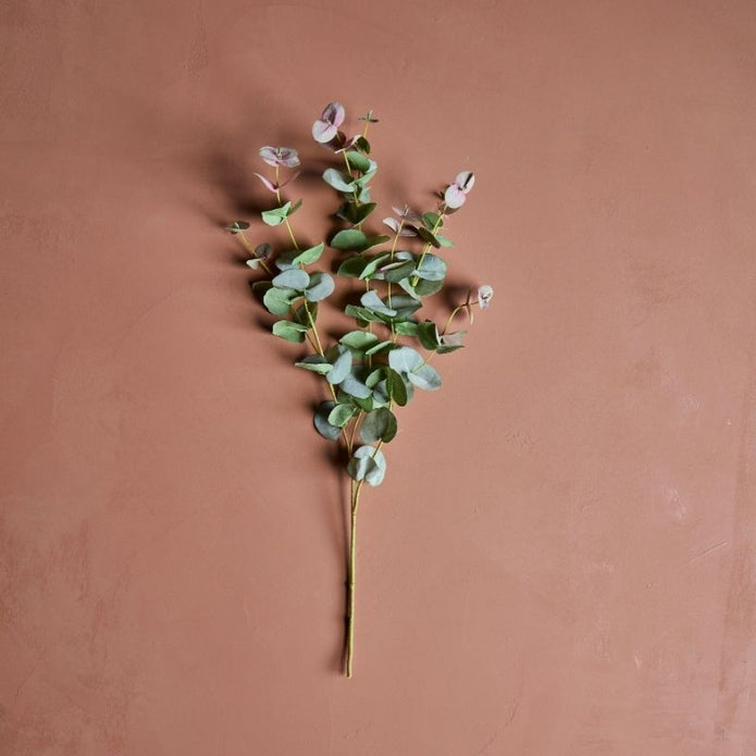 Gruener, kuenstlicher Eukalyptus Zweig, Länge 90 cm