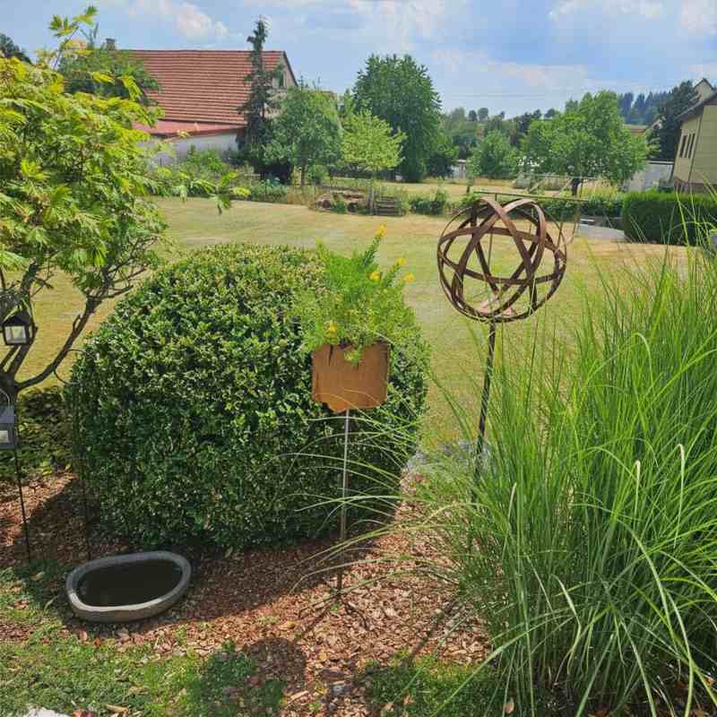 Gartenkugel RUST aus Cortenstahl