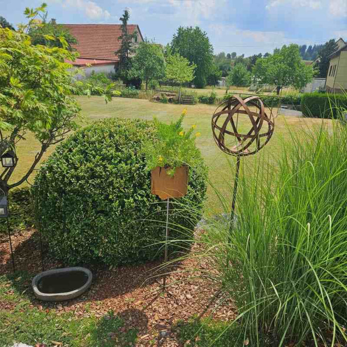 Gartenkugel RUST aus Cortenstahl