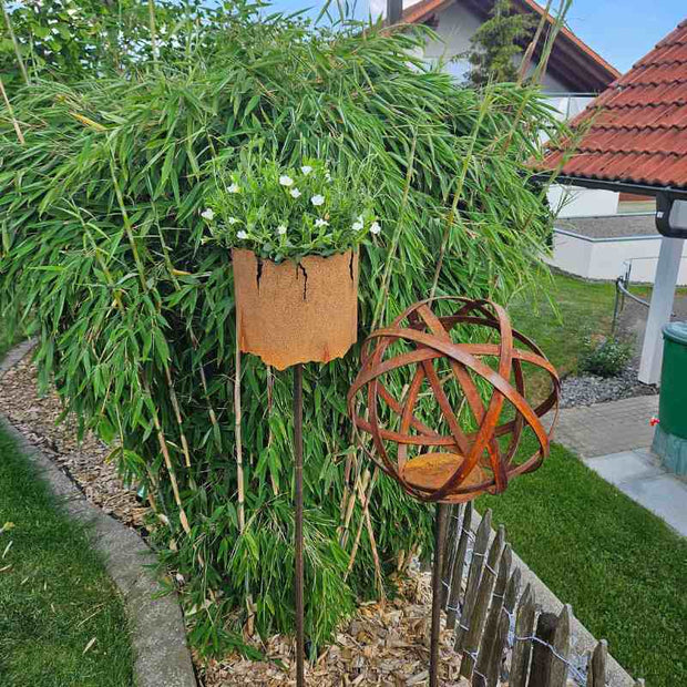 Gartenkugel RUST aus Cortenstahl