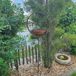 Gartenring RUST mit Schale 35 cm aus Cortenstahl