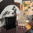 Glasvase Zuri von House Doctor, dunkles gruen, Vase mit organischer Form und vier Öffnungen