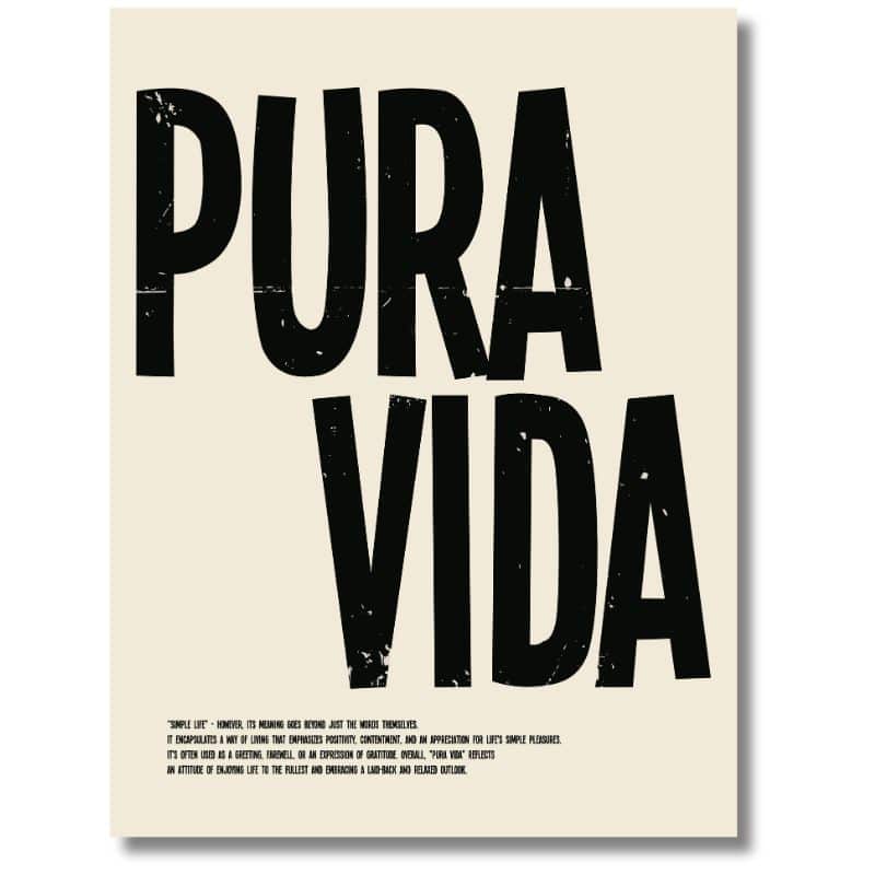 Gartenposter Outdoor mit Aufschrift 