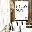 Gartenposter Outdoor mit Aufschrift 