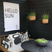 Gartenposter Outdoor mit Aufschrift 