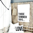 Gartenposter Outdoor mit Aufschrift 