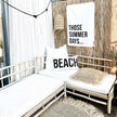 Gartenposter Outdoor mit Aufschrift 