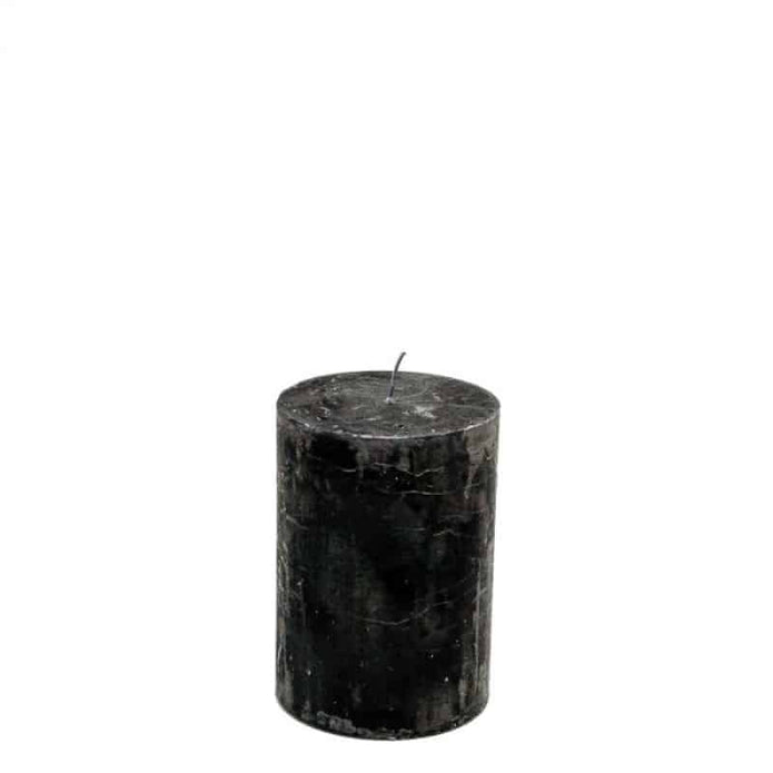 Kerze 7x10cm schwarz