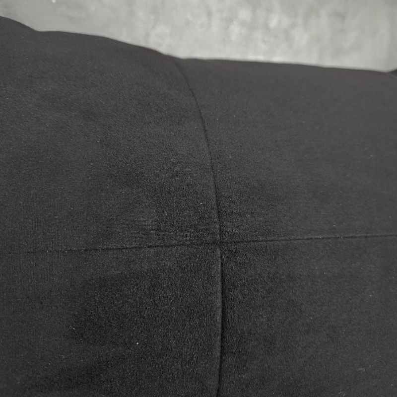 Kissen schwarz 35x60 cm