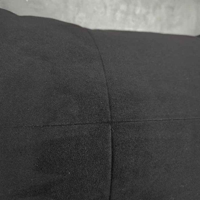 Kissen schwarz 35x60 cm