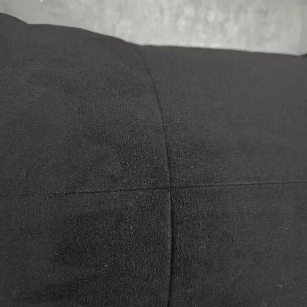 Kissen schwarz 35x60 cm