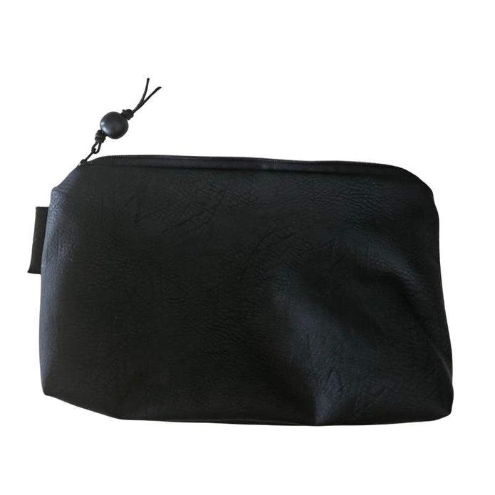 Kleine Tasche schwarz aus veganem Leder, Länge  26 cm, Höhe 15 cm , mit Innenfutter