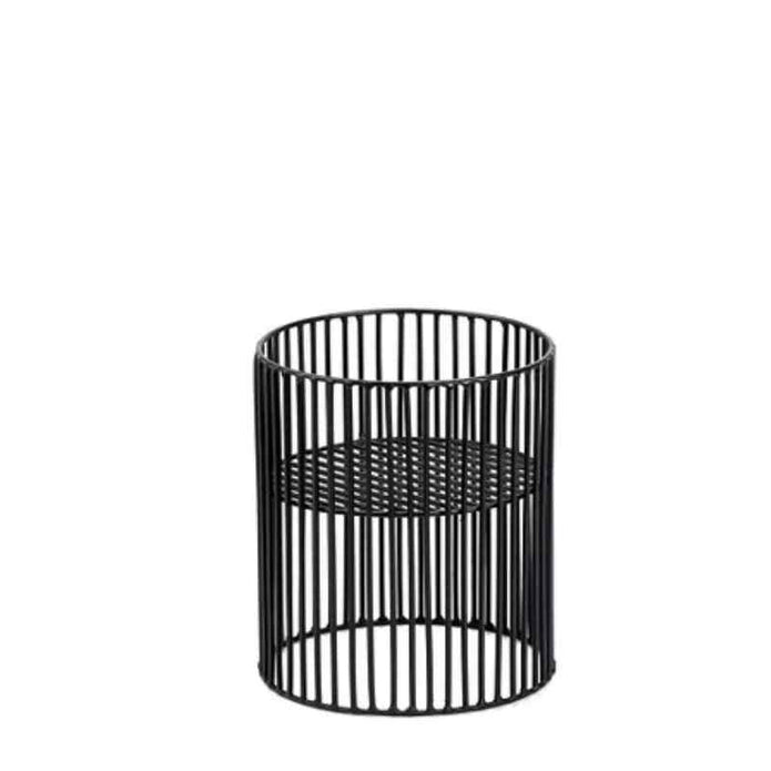 Metallkorb TURN Ø 15,5 cm von Serax, schwarz, Metall 