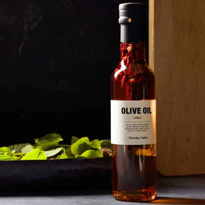 Natives Olivenöl extra, mit Chilli von Nicolas Vahe