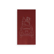 rote Papierservietten Julbil von Storefactory mit Weihnachtsmotiv, 11x21 cm 