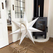 Großer Papierstern weiß 100 cm Durchmesser