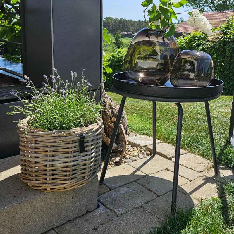Kubu Rattan-Körbe rund in 4 Größen von A2 Living, für Indoor und Outdoor