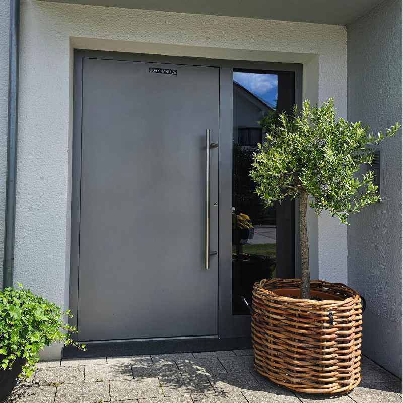 Rattan Korb Mega Low Rund von A2 Living