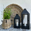 Rattankorb Pear 29 x 30cm in Birnenform aus Kubu-Rattan A2 Living