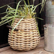 Rattankorb Pear 29 x 30cm in Birnenform aus Kubu-Rattan A2 Living