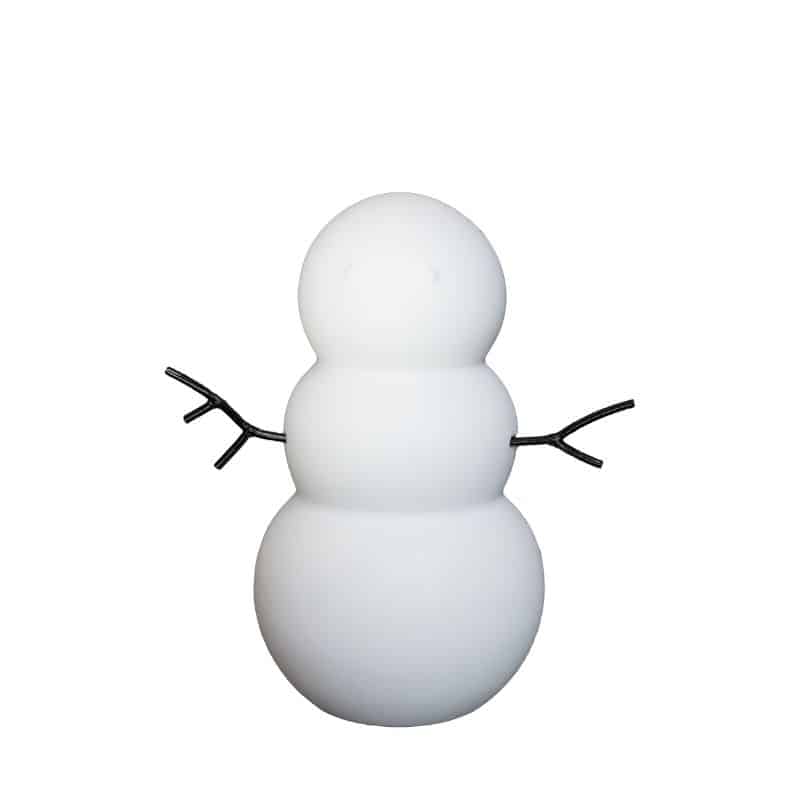 Weihnachtsdeko Schneemann Keramik