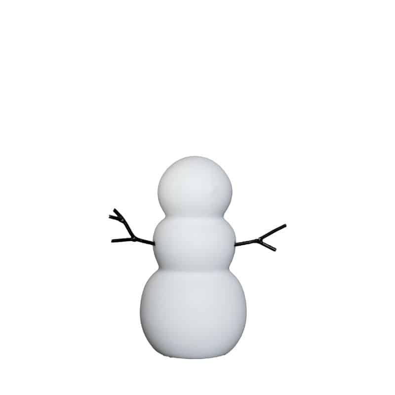 Weihnachtsdeko Schneemann Keramik