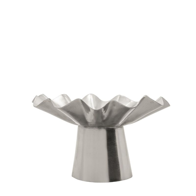Servierschlale Flood von House Doctor aus Eisen, Höhe 14 cm Durchmesser 22 cm 