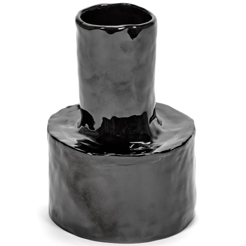 Vase Héléna schwarz in fünf Größen