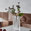 Vase Zuri klar, von House Doctor,  Höhe 31 cm, Breite, 7,5 cm, Länge: 16 cm