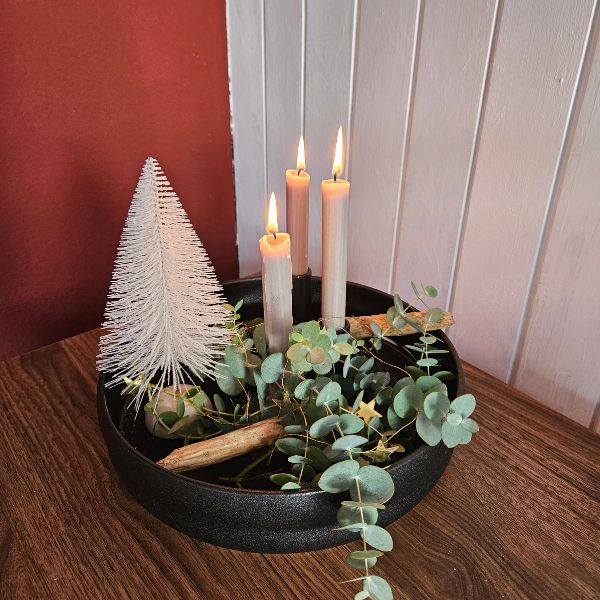 Weihnachtsbaum Frost weiß von House Doctor, Höhe 22 cm