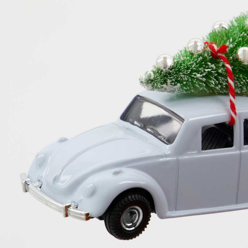 Xmas Car hellblau von House Doctor in 2 Größen, tolle Geschenkidee und Tischdeko