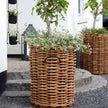Pflanzkorb A2 Living Rattan Korb Maxi rund Durchmesser 45 cm, Höhe 66 cm