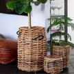Pflanzkorb A2 Living Rattan Korb Maxi rund Durchmesser 45 cm, Höhe 66 cm