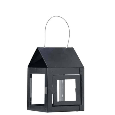 Laterne 12 cm schwarz