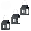 A2 Laterne schwarz 12 cm hoch