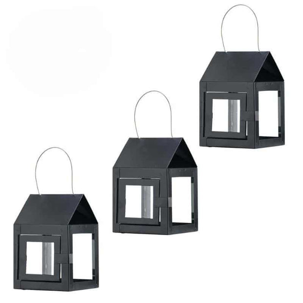 A2 Laterne schwarz 12 cm hoch