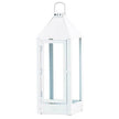 A2 Living Laterne Maxi 60 cm, verzinkt, weiss, wetterfest