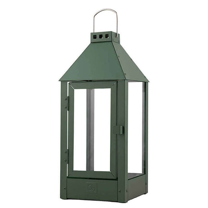 Laterne Midi 42,5 cm hoch von A2 Living, verzinkt, grün