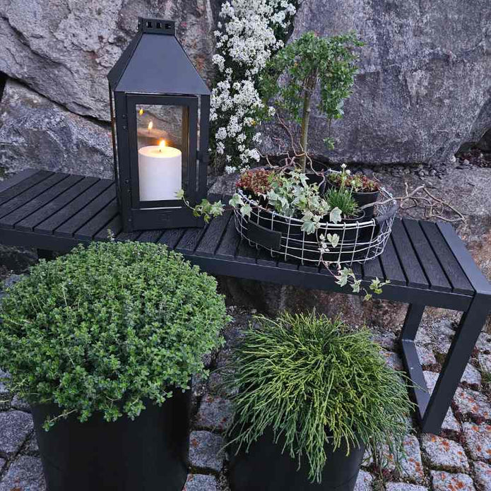 Schwarze Laterne Midi 42,5 cm hoch von A2 Living