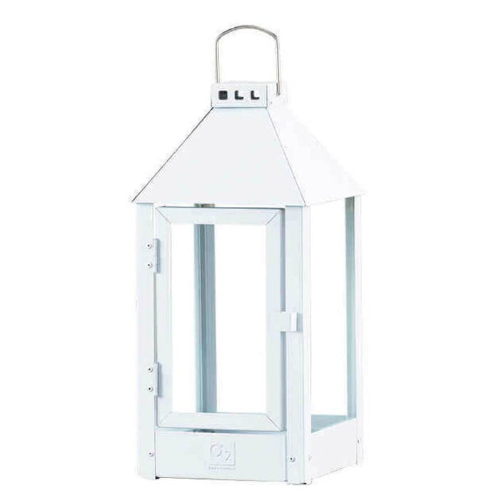 Laterne Midi 42,5 cm hoch von A2 Living, verzinkt, weiss